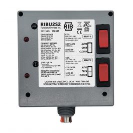 Functional Devices RIBU2S2 2-SPST N/O Enclosed Pilot Relay 10A