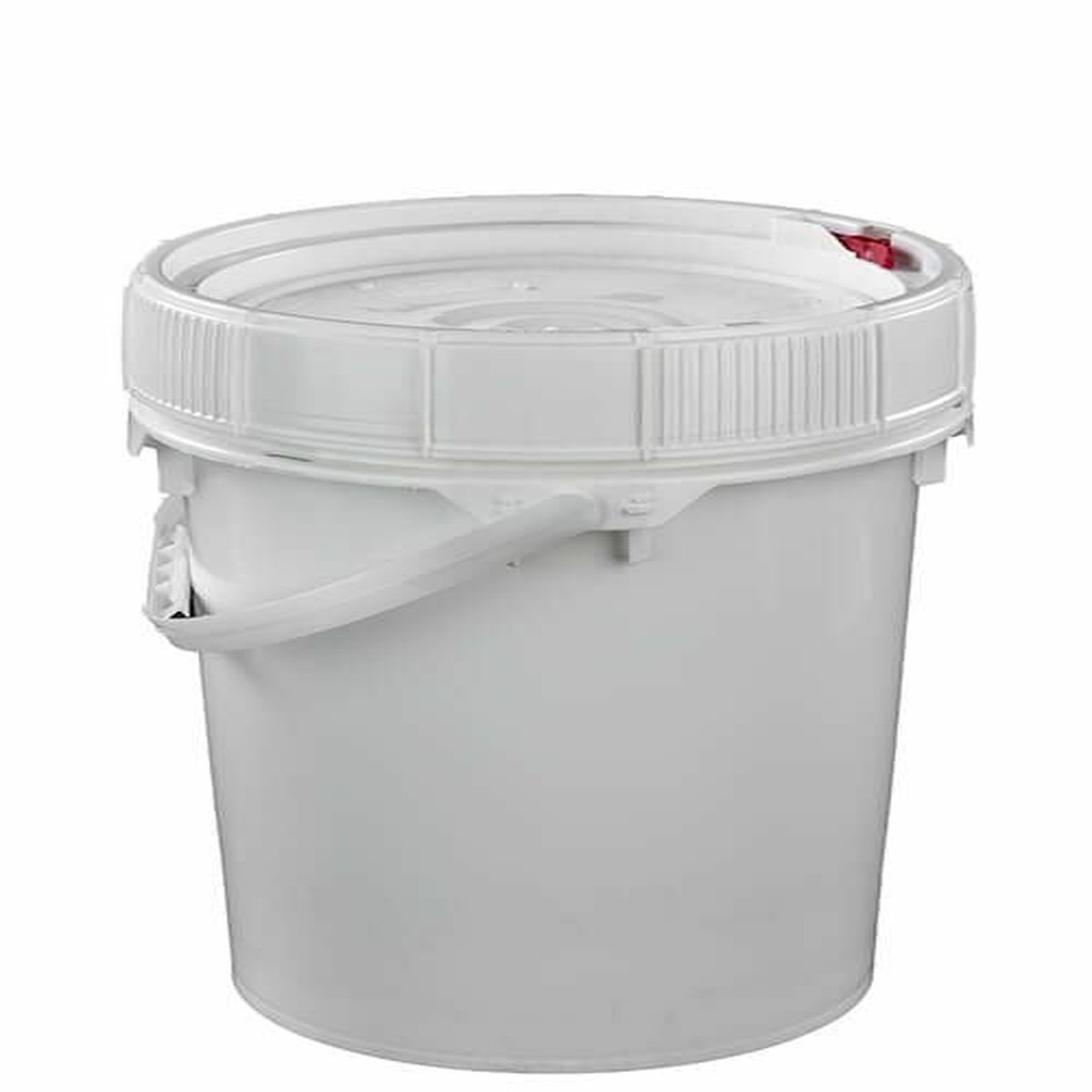 Screw Top Bucket - 5 Gallon with White Lid - Heavy Duty 90 mil - LID INCLUDED