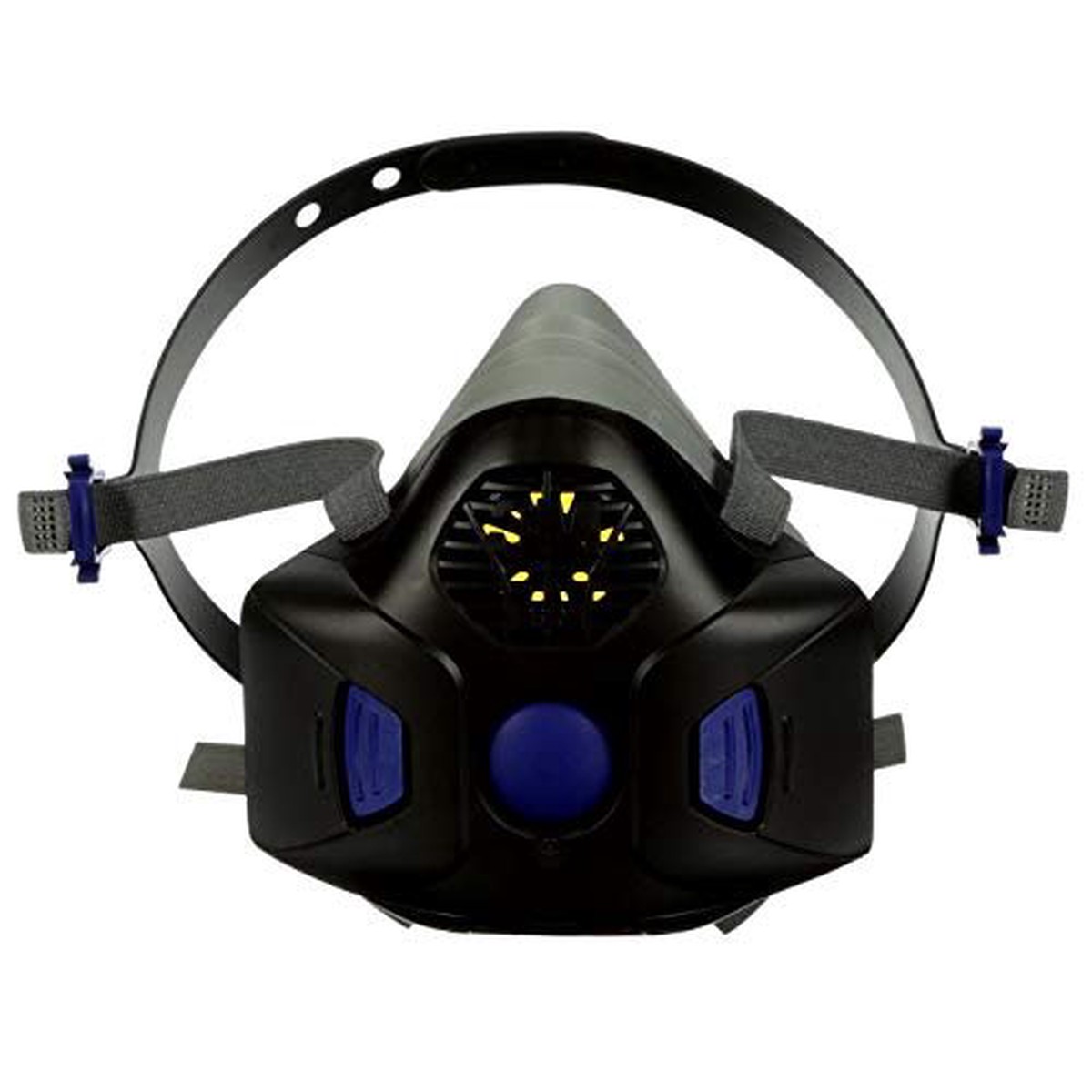 Secure Click 3M Respirator, Half Face Reusable Respirator with Speaking Diaphragm and Push Button Seal Check
