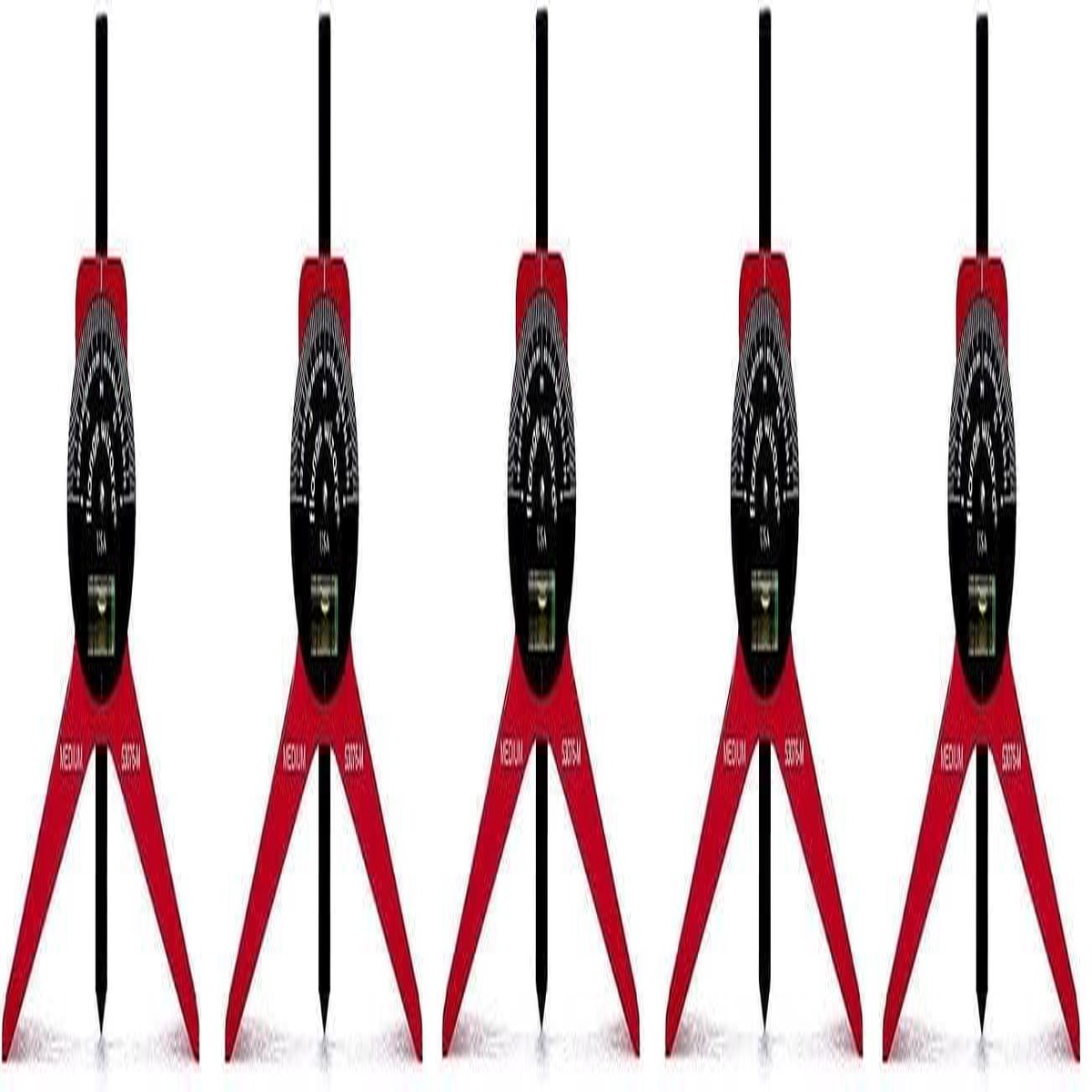 Set of 4 Flange Wizard 53076-M Centering Head Tools, 8" - 48" Pipe Capacity, Standard