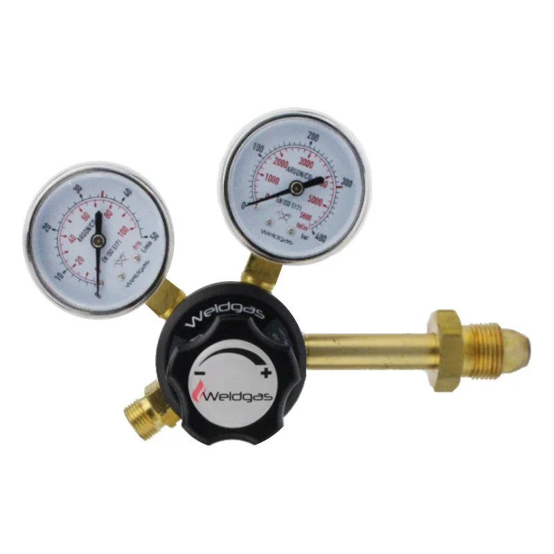 Single Stage 2G Argon CO2 Regulator Side Entry 35 LPM