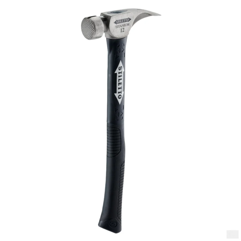 Stiletto 12 Oz Titanium Milled Face 16″ “Hybrid” Fiberglass Handle (TI12MC-F)