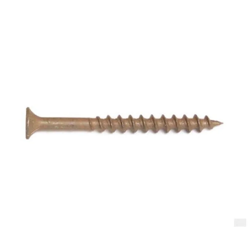 SUNRISE #8 x 1-1/2″ Brown Deck Screws – 5000 pcs. [C1022]