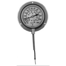 Johnson Controls T-2100-204 Flush Mount Thermometer -40°F-160°F