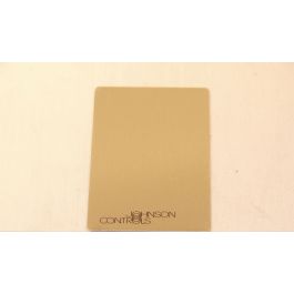 Johnson Controls T-4000-6144 Vertical Blank Faceplate W/Logo