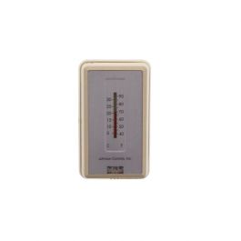 Johnson Controls T-4100-3 Reverse Acting Thermostat Vertical Low Volume 1-Setpoint Celsius
