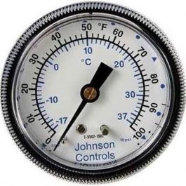 Johnson Controls T-5500-1053 3-1/2" Pneumatic Temperature Indicator 50°-150°F