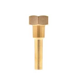 Kodiak Controls T1E3D2 3-1/2" Well Thermowell 3/4" NPT Brass