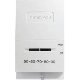 Resideo T822K1042 Mercury-Free Economy Heat-Only Thermostat 1 Stage 20–30 VAC
