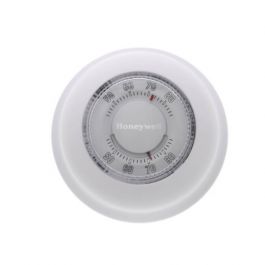 Resideo T87K1007 Mercury-Free Round Heat-Only Thermostat 1 Stage 40°F-90°F 18–30 VAC