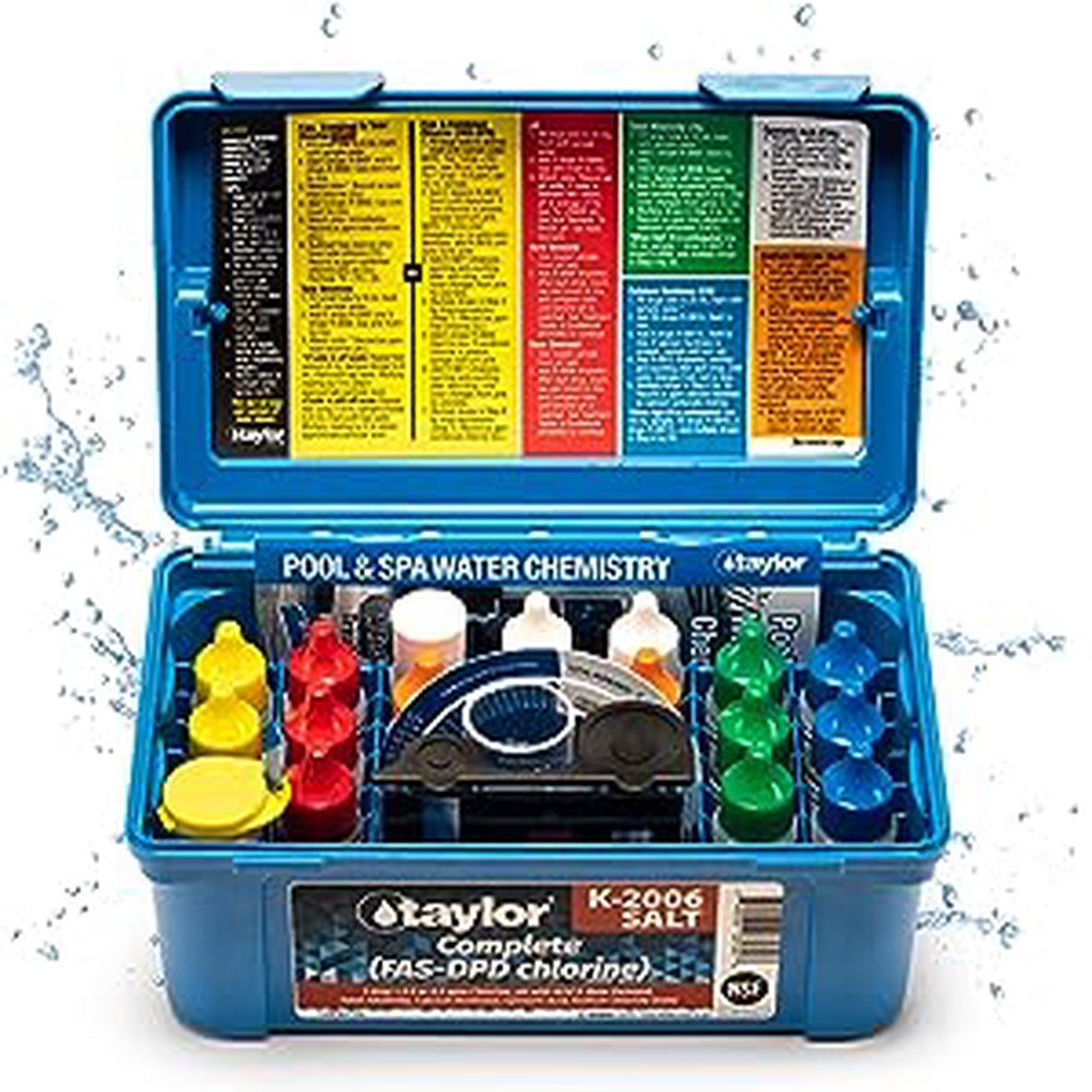 TAYLOR 2000 SERIES COMPL TEST KIT W/ BOOKLET & CS K-2006-SALT-6