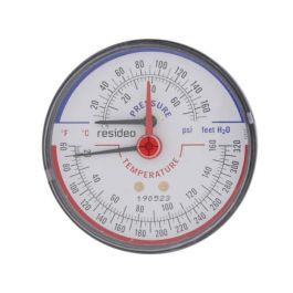 Resideo TD-090 Tridicator 1/4" NPT 75-PSI 60°F-320°F