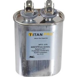 Packard TOC5 Oval Run Capacitor 5 MFD 370V