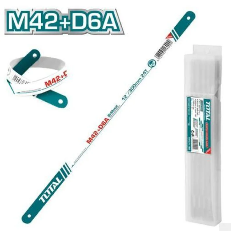 TOTAL TOOLS THT571246 BI-METAL HACKSAW BLADE(24T)