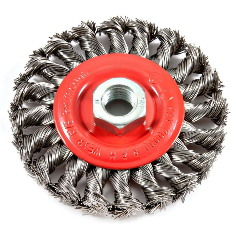 Twist Knot Wire Wheel Brush