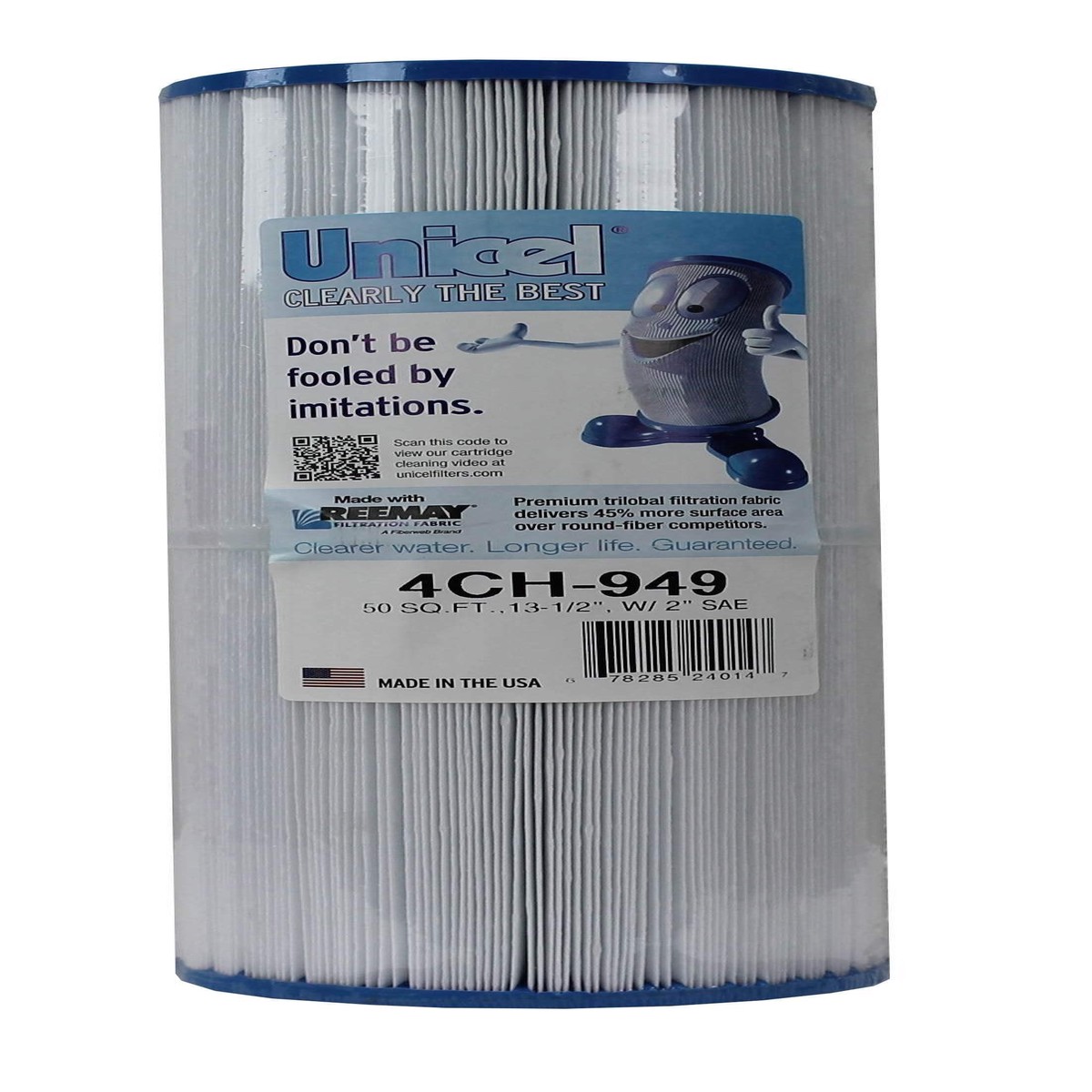 Unicel 4CH-949 50 Square Foot Media Replacement Hot Tub Spa Filter Cartridge with 210 Pleats