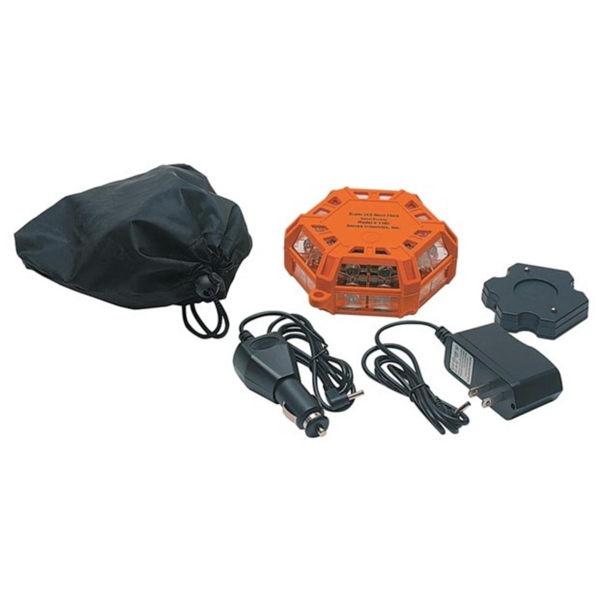 Universal Road Flares, Rechargeable, Red, 2 lb