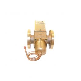 Johnson Controls V46CP-2 Navy Water Regulating Valve 1" Flanged 70-260 PSI 30" Capillary