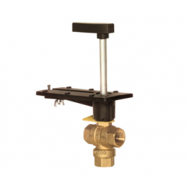 Honeywell VBN3CJPX0000 3-Way DCA Control Ball Valve Brass 1" NPT 8.6Cv