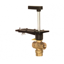Honeywell VBN3CLPX0000 3-Way DCA Control Ball Valve Brass 1" NPT 22Cv