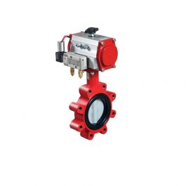 Johnson Controls VFC-030HB-340C 3-Way Butterfly Valve 175 PSI 2-Position/Return Pneumatic Actuator