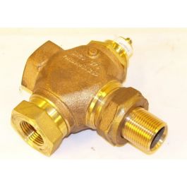 Johnson Controls VG7551LS 3/4" Union Angle 7.3 Cv Normally Open Valve Body
