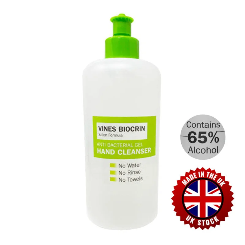 Vines Biocrin Anti Bacterial Hand Gel 450ml
